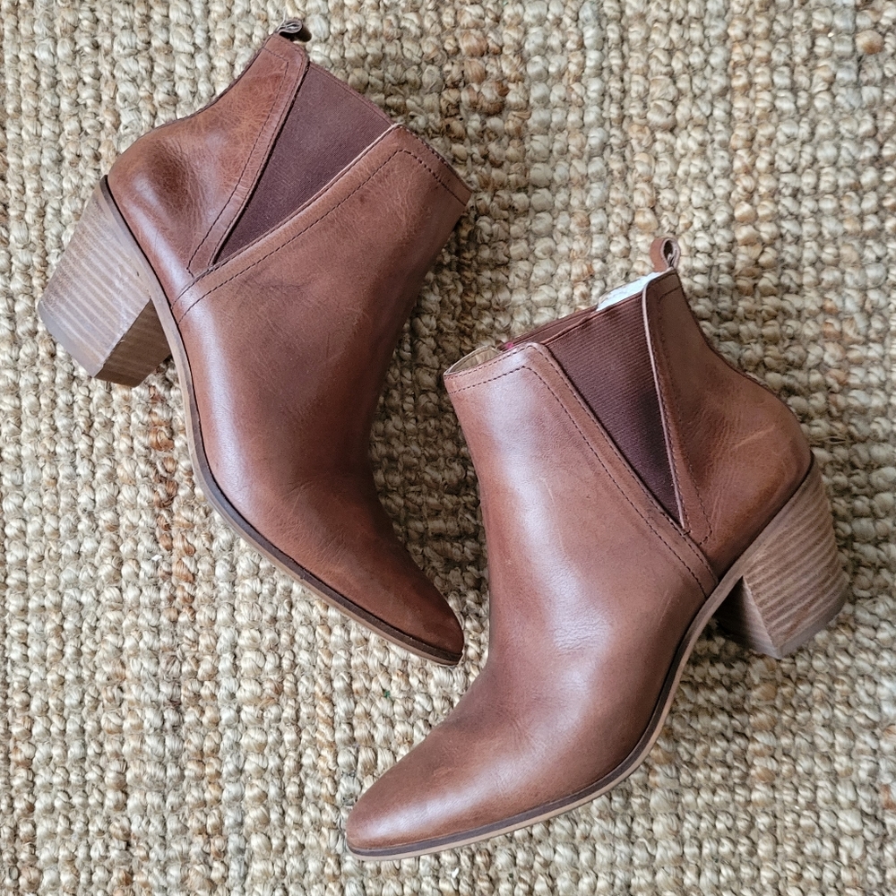 Lucky Brand Leather Booties